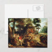 Die wilde Boarenjagd Postkarte (Vorne/Hinten)