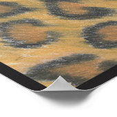 Die wilde Geparde Poster (Ecke)