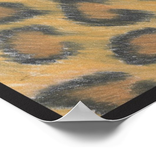 Die wilde Geparde Poster (Ecke)