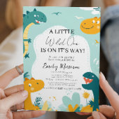 Die wilde ist unterwegs und die Babydusche Einladung