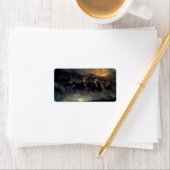 Die wilde Jagd auf Odin, 1872 von Peter Nicolai Ar Adressaufkleber (Insitu)