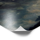 Die wilde Jagd auf Odin, 1872 von Peter Nicolai Ar Fotodruck (Ecke)