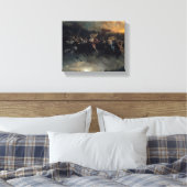 Die wilde Jagd auf Odin, 1872 von Peter Nicolai Ar Leinwanddruck (Insitu (Schlafzimmer))