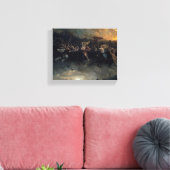 Die wilde Jagd auf Odin, 1872 von Peter Nicolai Ar Leinwanddruck (Insitu (Wohnzimmer))