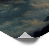 Die wilde Jagd auf Odin, 1872 von Peter Nicolai Ar Poster (Ecke)