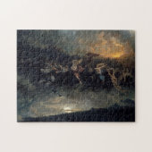 Die wilde Jagd auf Odin, 1872 von Peter Nicolai Ar Puzzle (Horizontal)