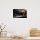 Die wilde Jagd auf Odin von Peter Nicolai Arbo 187 Poster (Küche)