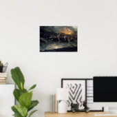 Die wilde Jagd auf Odin von Peter Nicolai Arbo 187 Poster (Heimbüro)