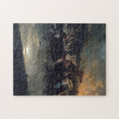 Die wilde Jagd auf Odin von Peter Nicolai Arbo 187 Puzzle (Horizontal)