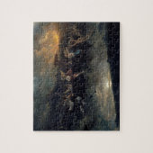 Die wilde Jagd auf Odin von Peter Nicolai Arbo Puzzle (Vertikal)