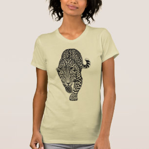 Die wilde Leopardin jagt Beute Grafik T-Shirt