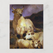 Die wilde Schlacht von Chillingham von Edwin Henry Postkarte (Vorderseite)