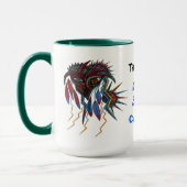 Die wilde Seite Tasse (Links)