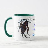 Die wilde Seitenmaske Tasse (Links)