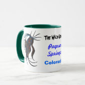 Die wilde Seitenmaske Tasse (Vorderseite Links)