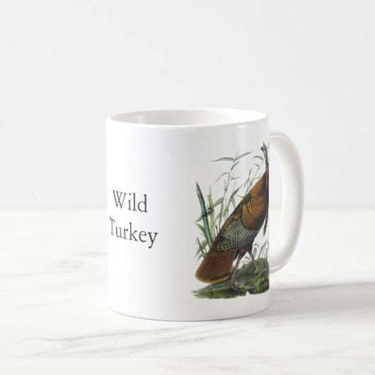 Die wilde Türkei, John Audubon Kaffeetasse (VorderseiteRechts)