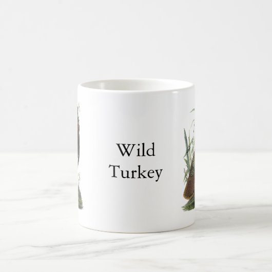 Die wilde Türkei, John Audubon Kaffeetasse (Mittel)