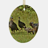 Die wilde Türkei, Tarnungsfarben Keramik Ornament (Rechts)