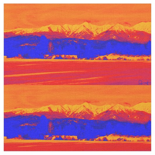 Die wilden Elkhorn-Berge Stoff (Nahaufnahme)