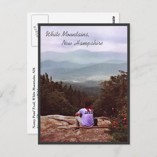 Die Wilderness von Pemigewasset Postkarte (Vorne/Hinten)