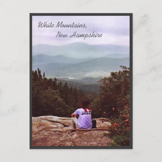 Die Wilderness von Pemigewasset Postkarte (Vorderseite)