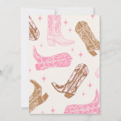 Die wildeste Frau im Westen Einladung (Rückseite)