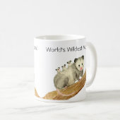 Die wildeste Mama der Welt! Opossum und Säuglinge Kaffeetasse (VorderseiteRechts)