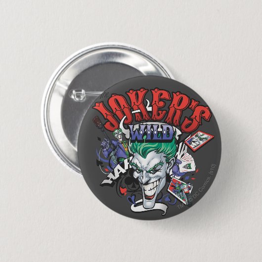 Die Wildnis des Jokers Button (Vorne & Hinten)