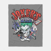 Die Wildnis des Jokers Fleecedecke (Vorderseite)