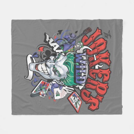 Die Wildnis des Jokers Fleecedecke (Vorderseite (Horizontal))