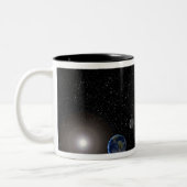 Die Wilkinson-Mikrowelle-Anisotropie-Probe Zweifarbige Tasse (Links)