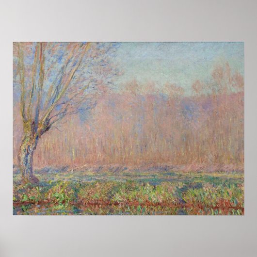 Die Willows - Claude Monet Poster (Vorne)
