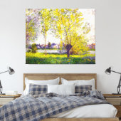 Die Willows von Claude Monet Leinwanddruck (Insitu (Schlafzimmer))