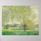 Die Willows von Claude Monet Poster (Vorne)