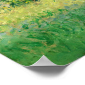 Die Willows von Claude Monet Poster (Ecke)
