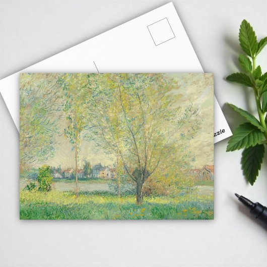 Die Willows von Claude Monet Postkarte
