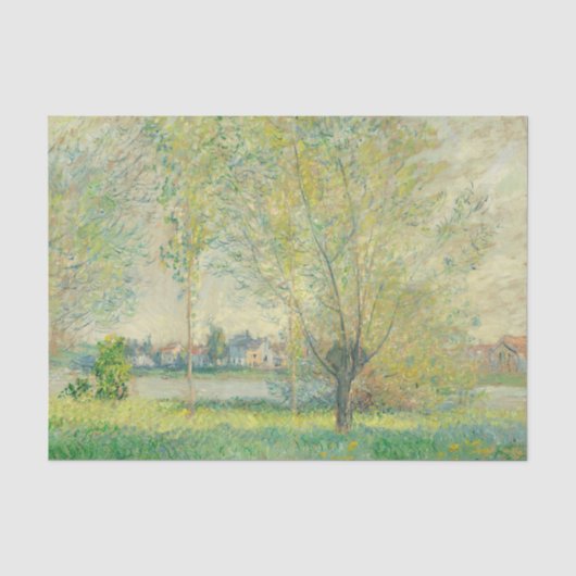 Die Willows von Claude Monet Seidenpapier (Vorderseite)