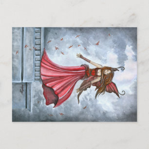 Die Wind Fairy Postkarte beschwören
