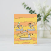 Die Wind-Reiter Postkarte (Stehend Vorderseite)