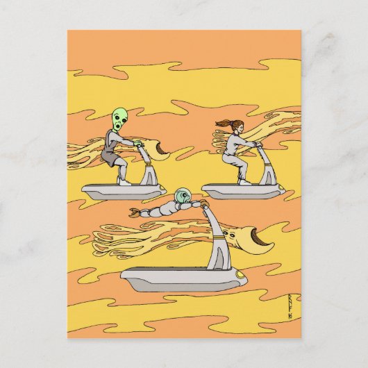 Die Wind-Reiter Postkarte (Vorderseite)