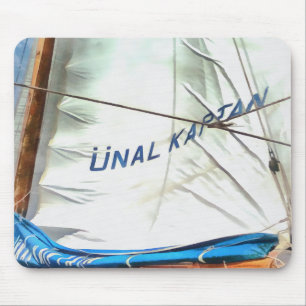 Die Windblown-Segel von Unal Kaptan Akryllische Ku Mousepad