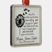 Die Winde des Paradiesornaments Ornament Aus Metall (Rechts)