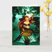 Die Windfarbversion leere Karte (Gelbe Blume)
