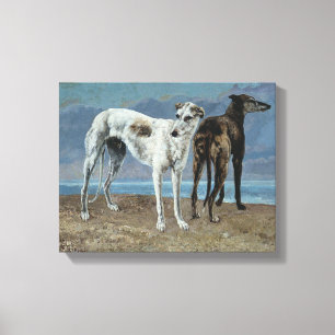 Die Windhunde Comte de Choisel Leinwanddruck
