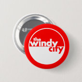 Die windige Stadt Button (Vorne & Hinten)