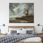 Die Windmühle in Wijk bij Duurstede, Jacob Isaacks Leinwanddruck (Insitu (Schlafzimmer))
