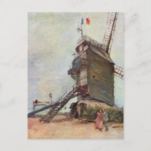 Die Windmühle - Vincent Van Gogh Postkarte
