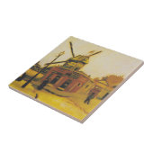 Die Windmühle von Galette von Vincent van Gogh Fliese (Seite)