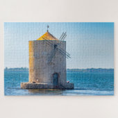 Die Windmühle von Orbetello, Toskana, Italien Puzzle (Horizontal)