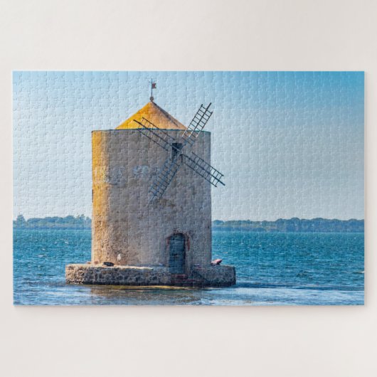 Die Windmühle von Orbetello, Toskana, Italien Puzzle (Horizontal)
